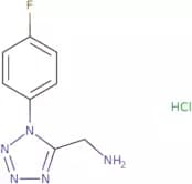 ([1-(4-Fluorophenyl)-1H-tetrazol-5-yl]methyl)amine hydrochloride