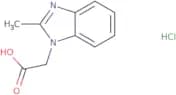 2-(2-Methyl-1H-1,3-benzodiazol-1-yl)acetic acid hydrochloride