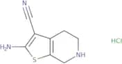 2-Amino-4H,5H,6H,7H-thieno[2,3-c]pyridine-3-carbonitrile hydrochloride