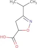 3-Isopropyl-4,5-dihydroisoxazole-5-carboxylic acid