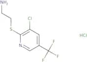 2-[(2-Aminoethyl)sulfanyl]-3-chloro-5-(trifluoromethyl)pyridine hydrochloride