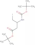 tert-Butyl (S)-3-(Boc-amino)-4-iodobutanoate