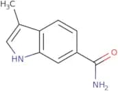 3-Methyl-1H-indole-6-carboxamide