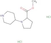 Methyl (2S)-1-(piperidin-4-yl)pyrrolidine-2-carboxylate dihydrochloride
