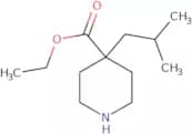 Ethyl 4-(2-methylpropyl)piperidine-4-carboxylate