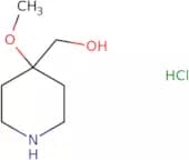 (4-Methoxypiperidin-4-yl)methanol hydrochloride