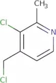 3-Chloro-4-(chloromethyl)-2-methylpyridine