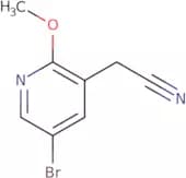 2-(5-Bromo-2-methoxypyridin-3-yl)acetonitrile