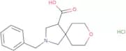 2-Benzyl-8-oxa-2-azaspiro[4.5]decane-4-carboxylic acid hydrochloride