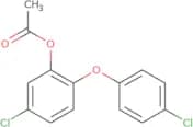 5-Chloro-2-(4-chlorophenoxy)phenol 1-acetate
