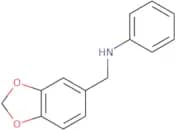 N-(1,3-Dioxaindan-5-ylmethyl)aniline