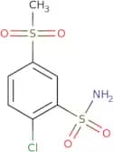 2-Chloro-5-methanesulfonylbenzene-1-sulfonamide