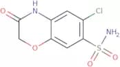 6-Chloro-3-oxo-3,4-dihydro-2H-1,4-benzoxazine-7-sulfonamide