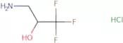 3-Amino-1,1,1-trifluoropropan-2-ol hydrochloride