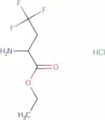 Ethyl 2-amino-4,4,4-trifluorobutanoate hydrochloride