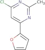 4-Chloro-6-(2-furyl)-2-methylpyrimidine