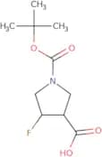 rac-(3R,4R)-1-[(tert-Butoxy)carbonyl]-4-fluoropyrrolidine-3-carboxylic acid