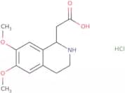 2-(6,7-Dimethoxy-1,2,3,4-tetrahydroisoquinolin-1-yl)acetic acid hydrochloride