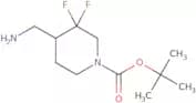 tert-butyl 4-(aminomethyl)-3,3-difluoropiperidine-1-carboxylate
