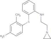 N-[2-(Aziridin-1-yl)ethyl]-2-[(2,4-dimethylphenyl)sulfanyl]aniline