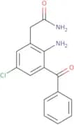 2-Amino-3-benzoyl-5-chlorobenzeneacetamide
