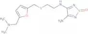 4-[2-[[5-[(Dimethylamino)methyl]furan-2-yl]methylsulfanyl]ethylimino]-1-oxido-1,2,5-thiadiazol-1-i…