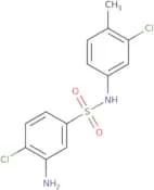 3-Amino-4-chloro-N-(3-chloro-4-methylphenyl)benzene-1-sulfonamide
