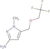 1-Methyl-5-[(2,2,2-trifluoroethoxy)methyl]-1H-pyrazol-3-amine