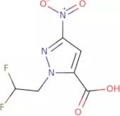 1-(2,2-Difluoroethyl)-3-nitro-1H-pyrazole-5-carboxylic acid
