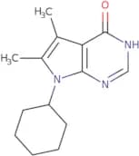 7-Cyclohexyl-5,6-dimethyl-7H-pyrrolo[2,3-d]pyrimidin-4-ol