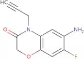 6-Amino-7-fluoro-4-(prop-2-yn-1-yl)-3,4-dihydro-2H-1,4-benzoxazin-3-one