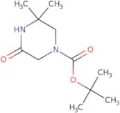 tert-Butyl 3,3-dimethyl-5-oxopiperazine-1-carboxylate