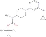 [1-(6-Cyclopropylamino-pyrimidin-4-yl)-piperidin-4-yl]-methyl-carbamic acid tert-butyl ester