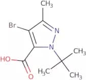 4-Bromo-1-tert-butyl-3-methyl-1H-pyrazole-5-carboxylic acid