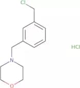 4-{[3-(Chloromethyl)phenyl]methyl}morpholine hydrochloride
