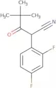 2-(2,4-Difluorophenyl)-4,4-dimethyl-3-oxopentanenitrile