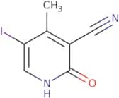 5-Iodo-4-methyl-2-oxo-1,2-dihydropyridine-3-carbonitrile