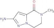 2-Amino-5-methyl-4H,5H,6H,7H-pyrazolo[1,5-a]pyrazin-4-one