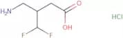 4-Amino-3-(difluoromethyl)butanoic acid hydrochloride