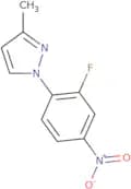 1-(2-Fluoro-4-nitrophenyl)-3-methyl-1H-pyrazole