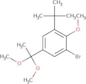 1-Bromo-3-(tert-butyl)-5-(1,1-dimethoxyethyl)-2-methoxybenzene