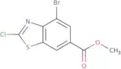 Methyl 4-bromo-2-chloro-1,3-benzothiazole-6-carboxylate