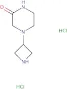 4-(Azetidin-3-yl)piperazin-2-one dihydrochloride