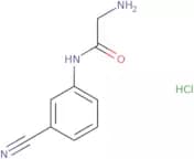 2-Amino-N-(3-cyanophenyl)acetamide hydrochloride