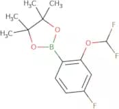 2-[2-(Difluoromethoxy)-4-fluorophenyl]-4,4,5,5-tetramethyl-1,3,2-dioxaborolane