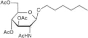 Hexyl 2-acetamido-3,4,6-tri-O-acetyl-2-deoxy-b-D-glucopyranoside
