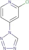 2-Chloro-4-(1H-1,2,3,4-tetrazol-1-yl)pyridine