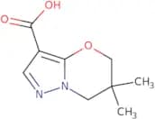 6,6-Dimethyl-6,7-dihydro-5H-pyrazolo[5,1-b][1,3]oxazine-3-carboxylic acid