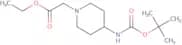 Ethyl 2-(4-{[(tert-butoxy)carbonyl]amino}piperidin-1-yl)acetate