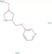 3-{[(2S,4R)-4-Methoxypyrrolidin-2-yl]methoxy}pyridine dihydrochloride